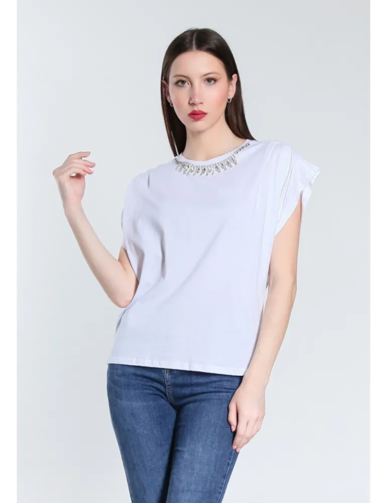 T-SHIRT LISI JCW BIANCO