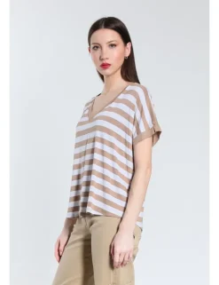 T-SHIRT LITTIA JCOR BEIGE
