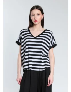 T-SHIRT LITTIA JCOR NERO