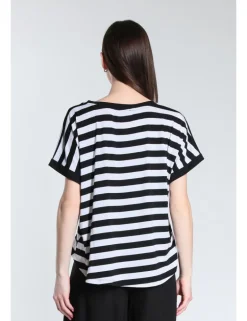 T-SHIRT LITTIA JCOR NERO