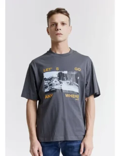 T-SHIRT LUC JCOP ASFALTO