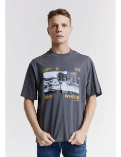 T-SHIRT LUC JCOP ASFALTO