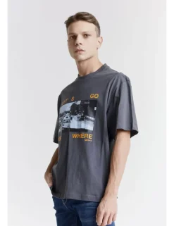 T-SHIRT LUC JCOP ASFALTO