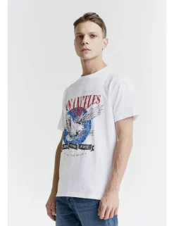 T-SHIRT MC ALMES JCOP2 BIANCO