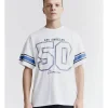 T-SHIRT MC FARROW JCOP1 BIANCO