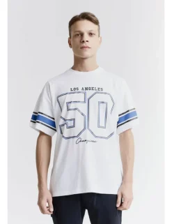 T-SHIRT MC FARROW JCOP1 BIANCO