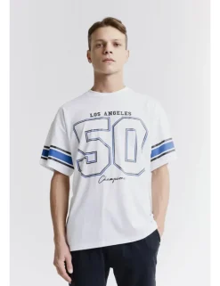 T-SHIRT MC FARROW JCOP1 BIANCO