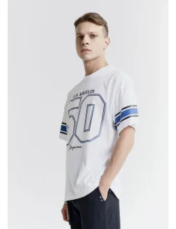 T-SHIRT MC FARROW JCOP1 BIANCO
