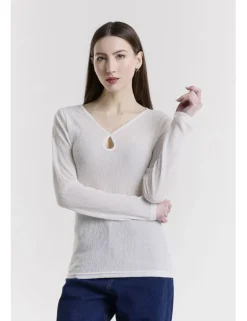 T-SHIRT ML GLIS JPL BIANCO OFF