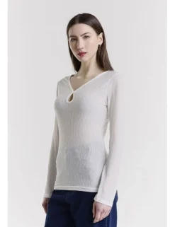 T-SHIRT ML GLIS JPL BIANCO OFF