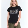 T-SHIRT NOTTE JCOPZ NERO FIORE