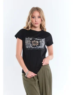 T-SHIRT NOTTE JCOPZ NERO FIORE