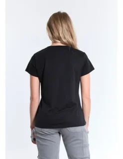 T-SHIRT NOTTE JCOPZ NERO FARFALLA