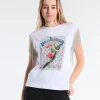T-SHIRT SM EVIE JCOFRN BIANCO