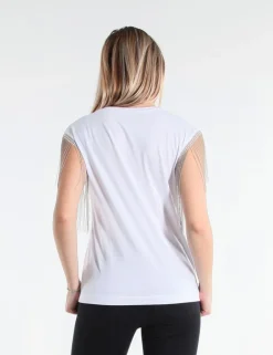 T-SHIRT SM EVIE JCOFRN BIANCO