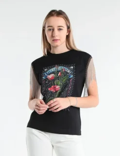 T-SHIRT SM EVIE JCOFRN NERO