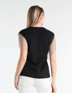 T-SHIRT SM EVIE JCOFRN NERO