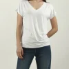 T-SHIRT V IOLE JCO BIANCO