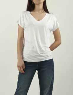T-SHIRT V IOLE JCO BIANCO