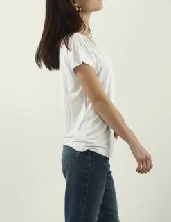 T-SHIRT V IOLE JCO BIANCO