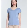 T-SHIRT V IOLE JCO CIELO