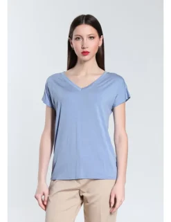 T-SHIRT V IOLE JCO CIELO