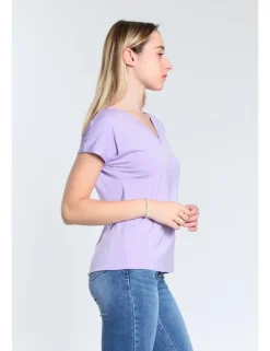 T-SHIRT V IOLE JCO GLICINE
