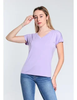 T-SHIRT V IOLE JCO GLICINE
