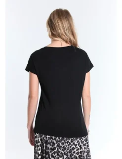 T-SHIRT V IOLE JCO NERO